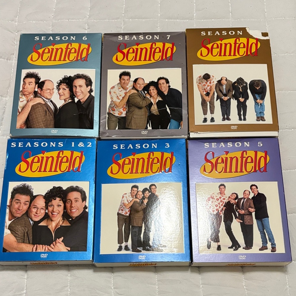 Seinfeld DVD Box Set Seasons 1,2,3,5,6,7,9